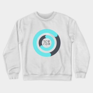 Loading Charging wheel icon Crewneck Sweatshirt